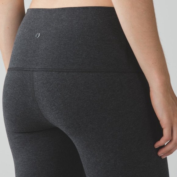 Lululemon Wunder Under Pant (Hi-Rise) Heathered Black - Picture 4 of 13
